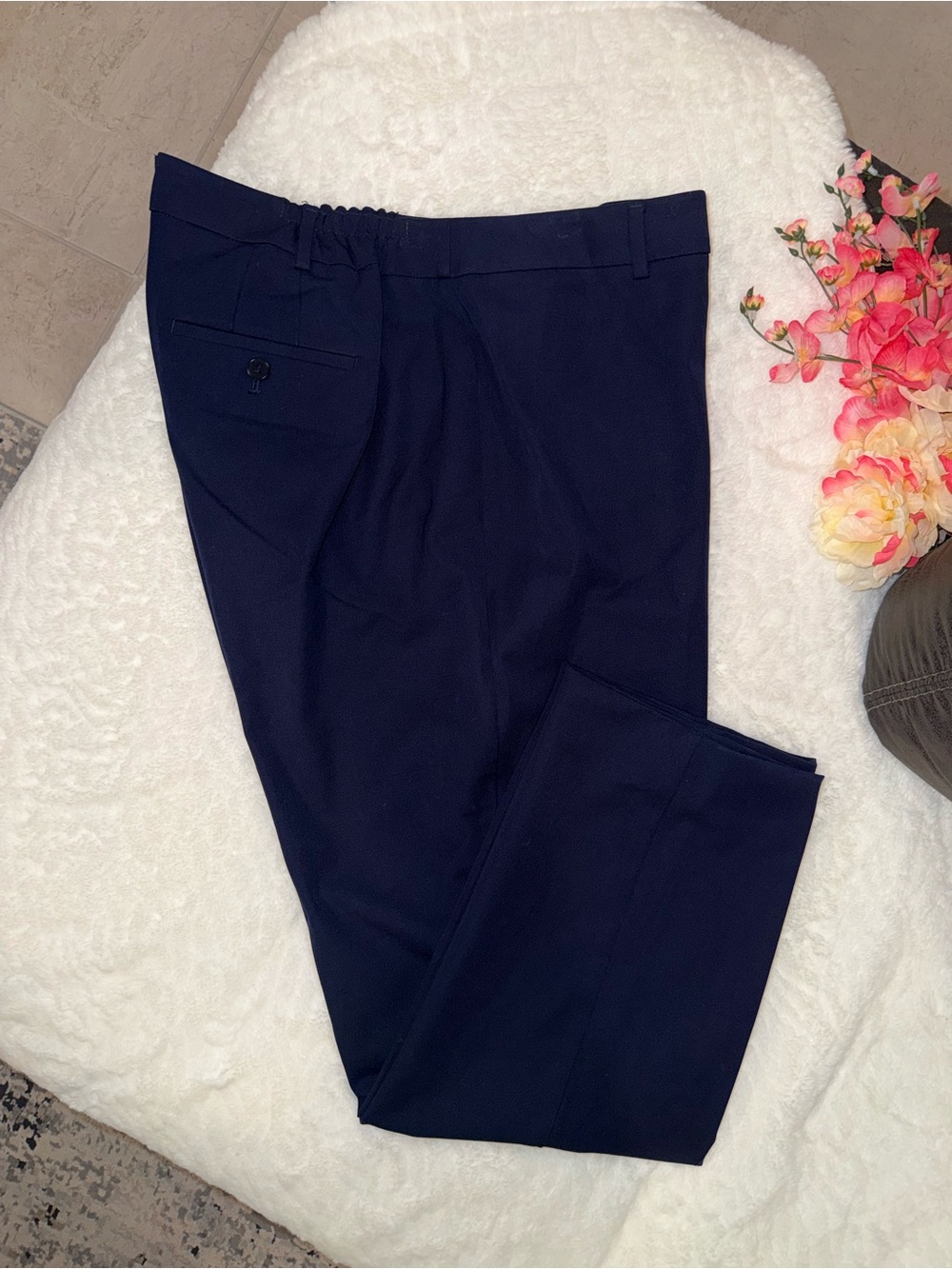 2 x 20$ Talbots Navy Women's Dress Pants - Straight Leg Size 16W